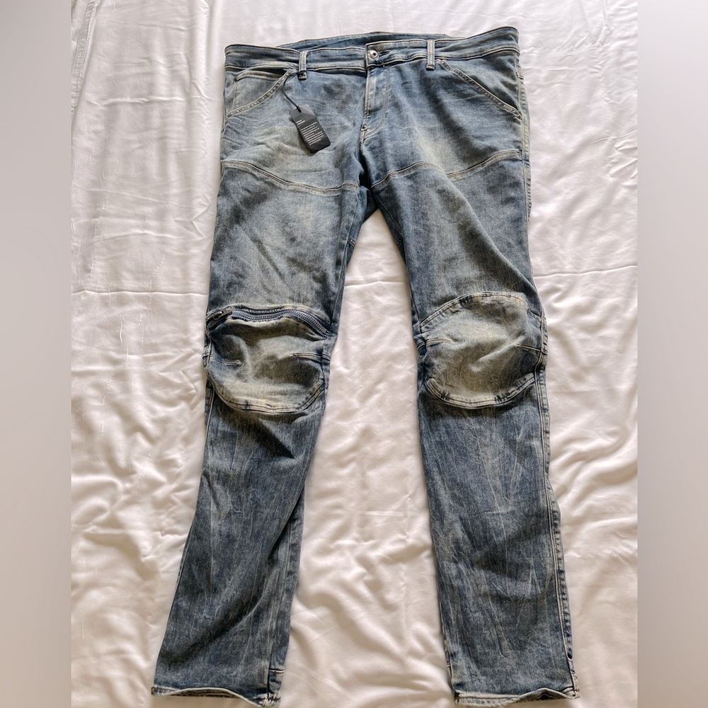 G-Star Raw Zip Knee Denim